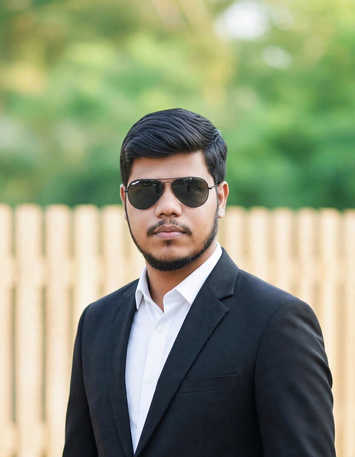 Afzal Ahmed in a suit